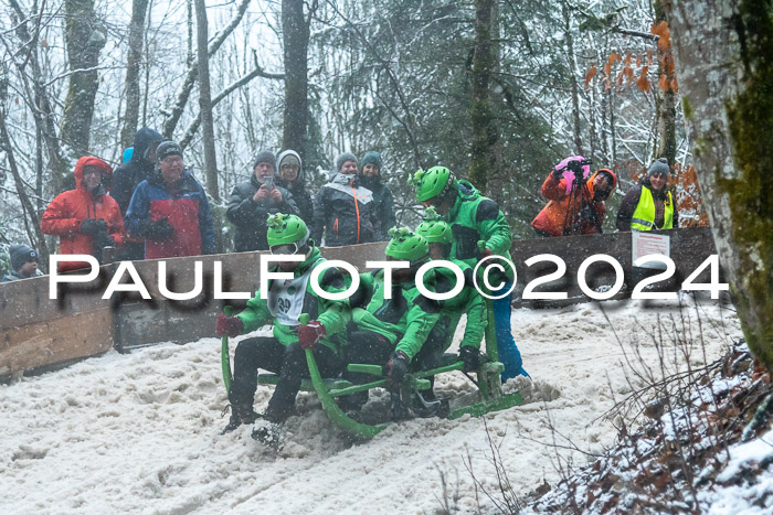 53. Hornschlittenrennen Partenkirchen, 06.01.2024