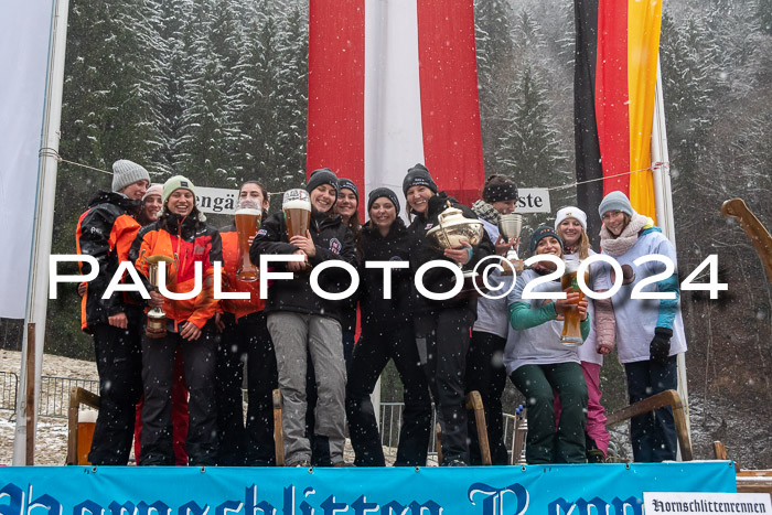 53. Hornschlittenrennen Partenkirchen, 06.01.2024