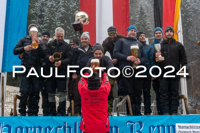 53. Hornschlittenrennen Partenkirchen, 06.01.2024