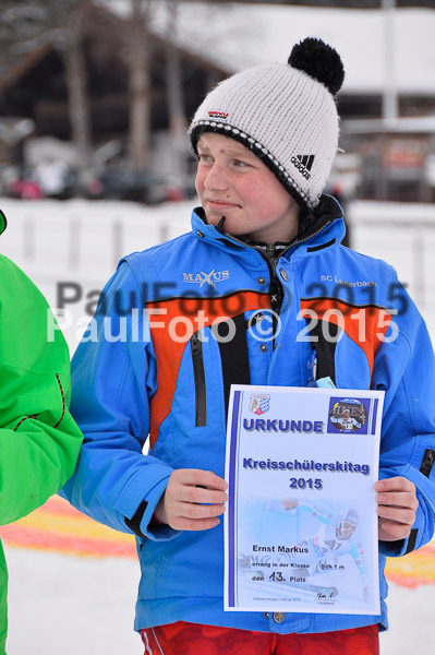 Kreisschülerskitag und Kreiscup Schüler + Jugend RS 2015