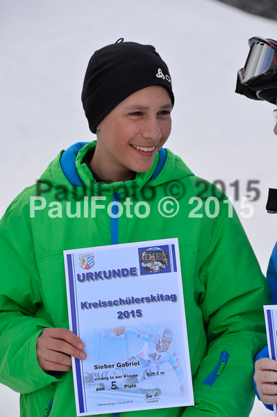 Kreisschülerskitag und Kreiscup Schüler + Jugend RS 2015