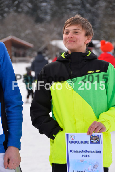 Kreisschülerskitag und Kreiscup Schüler + Jugend RS 2015