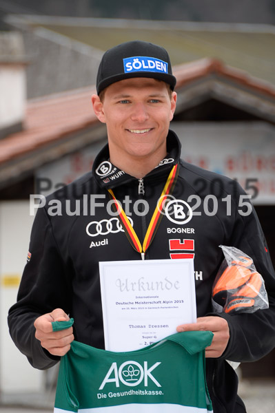 Int. Dt. Meisterschaft Super-G Herren 2015