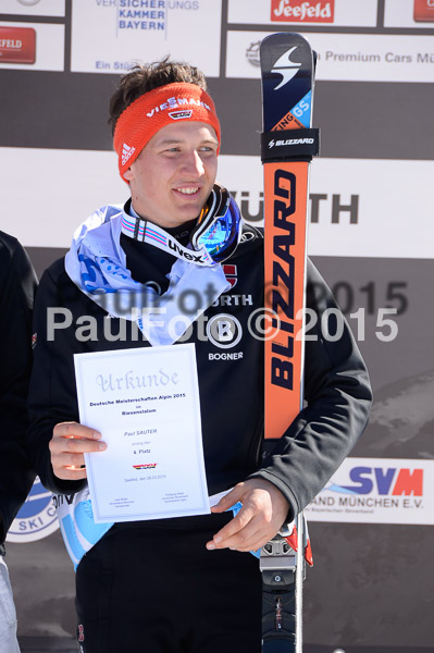 Int. Dt. Meisterschaft Riesenslalom Herren 2015