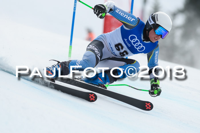 Bayerische Schülermeisterschaft Alpin Riesenslalom 27.01.2018