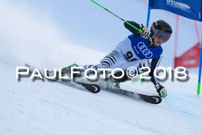 Bayerische Schülermeisterschaft Alpin Riesenslalom 27.01.2018