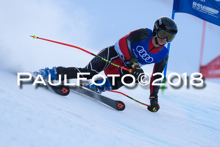 Bayerische Schülermeisterschaft Alpin Riesenslalom 27.01.2018