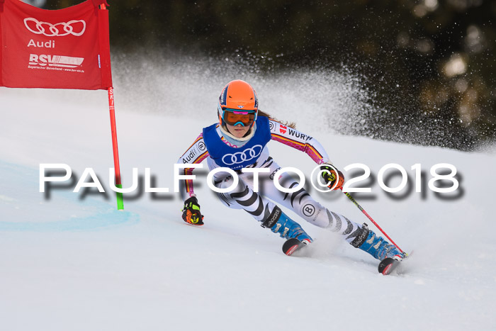 Bayerische Schülermeisterschaft Alpin Riesenslalom 27.01.2018