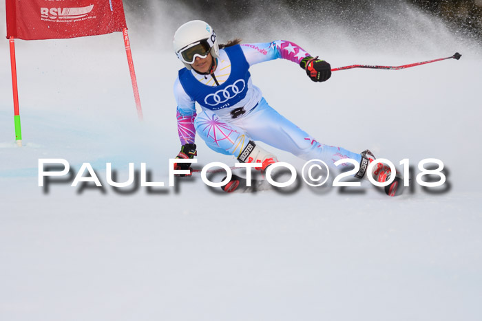 Bayerische Schülermeisterschaft Alpin Riesenslalom 27.01.2018