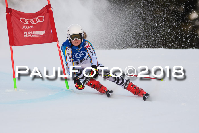 Bayerische Schülermeisterschaft Alpin Riesenslalom 27.01.2018