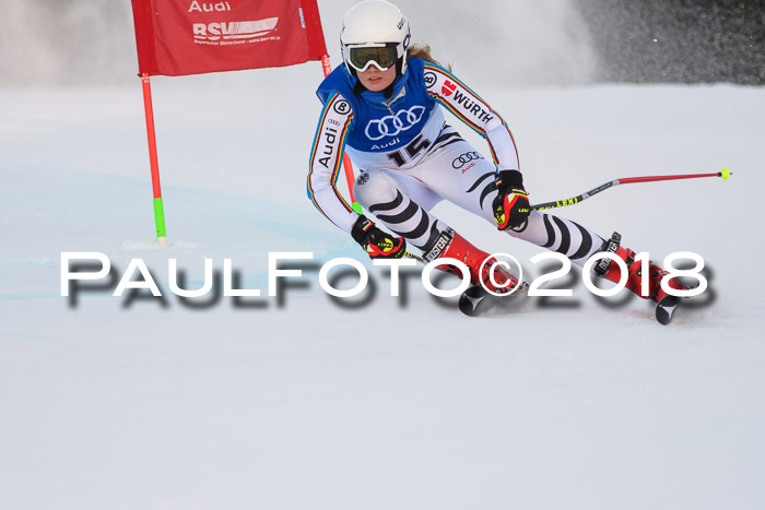 Bayerische Schülermeisterschaft Alpin Riesenslalom 27.01.2018