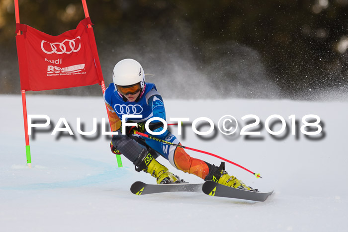 Bayerische Schülermeisterschaft Alpin Riesenslalom 27.01.2018