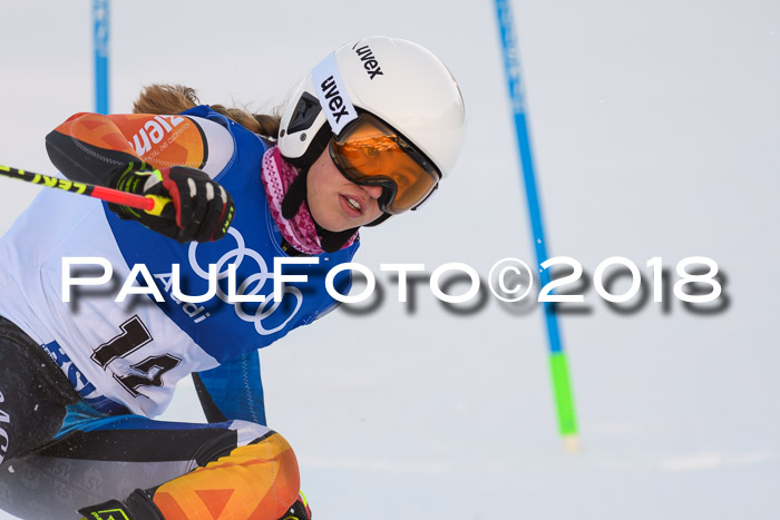 Bayerische Schülermeisterschaft Alpin Riesenslalom 27.01.2018