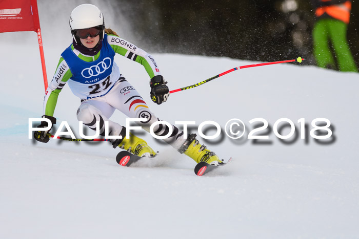 Bayerische Schülermeisterschaft Alpin Riesenslalom 27.01.2018