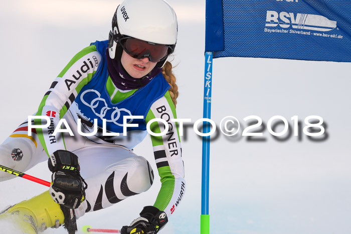 Bayerische Schülermeisterschaft Alpin Riesenslalom 27.01.2018