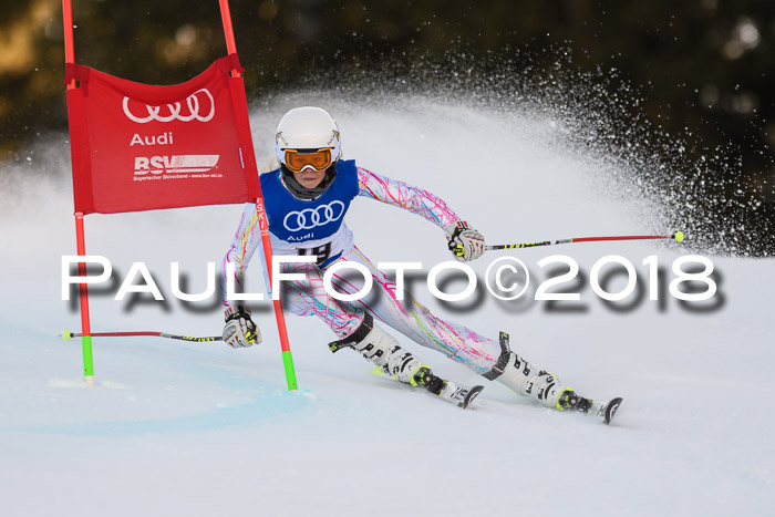 Bayerische Schülermeisterschaft Alpin Riesenslalom 27.01.2018