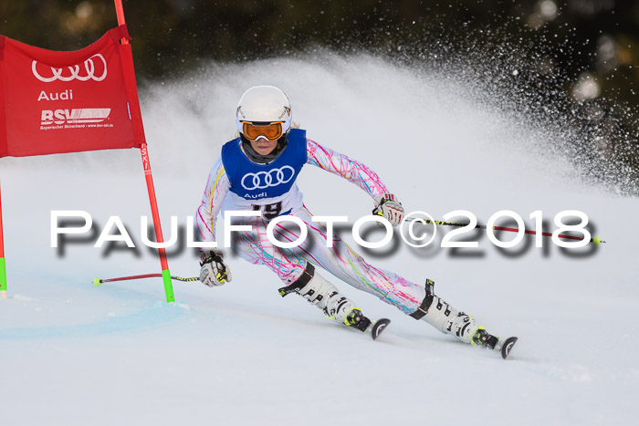 Bayerische Schülermeisterschaft Alpin Riesenslalom 27.01.2018