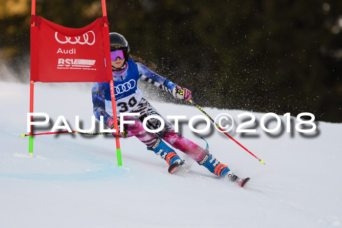 Bayerische Schülermeisterschaft Alpin Riesenslalom 27.01.2018