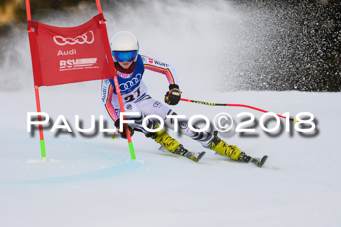 Bayerische Schülermeisterschaft Alpin Riesenslalom 27.01.2018