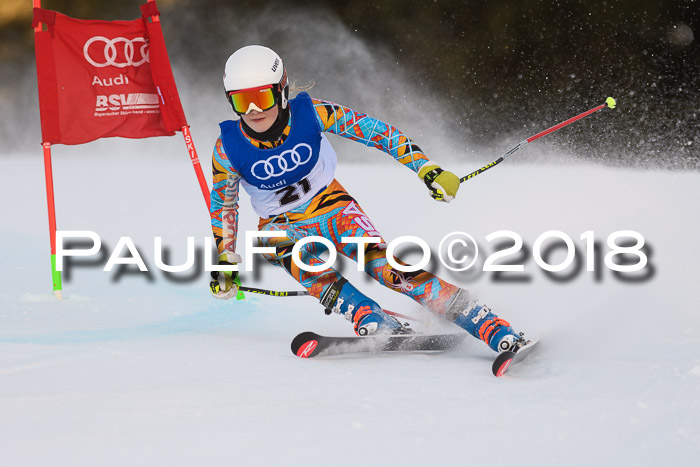 Bayerische Schülermeisterschaft Alpin Riesenslalom 27.01.2018