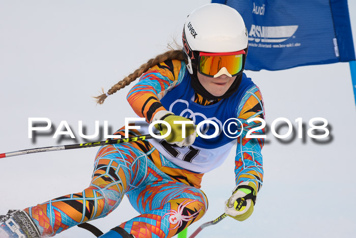 Bayerische Schülermeisterschaft Alpin Riesenslalom 27.01.2018