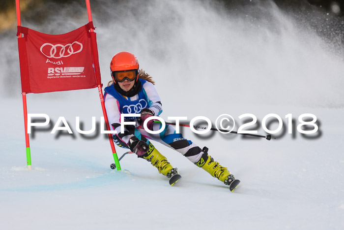 Bayerische Schülermeisterschaft Alpin Riesenslalom 27.01.2018