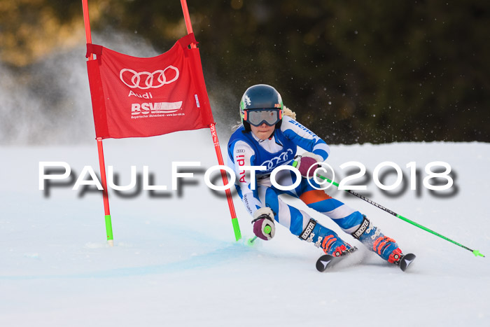 Bayerische Schülermeisterschaft Alpin Riesenslalom 27.01.2018