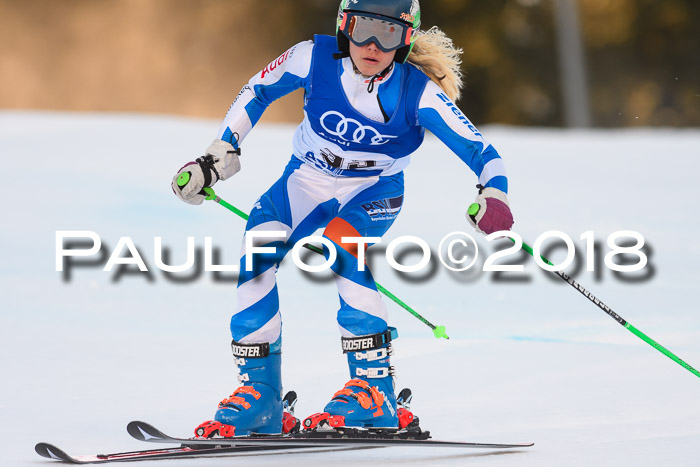 Bayerische Schülermeisterschaft Alpin Riesenslalom 27.01.2018