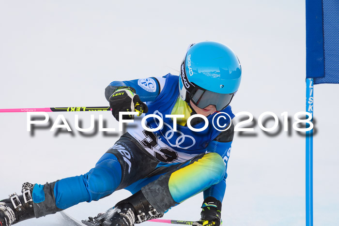 Bayerische Schülermeisterschaft Alpin Riesenslalom 27.01.2018