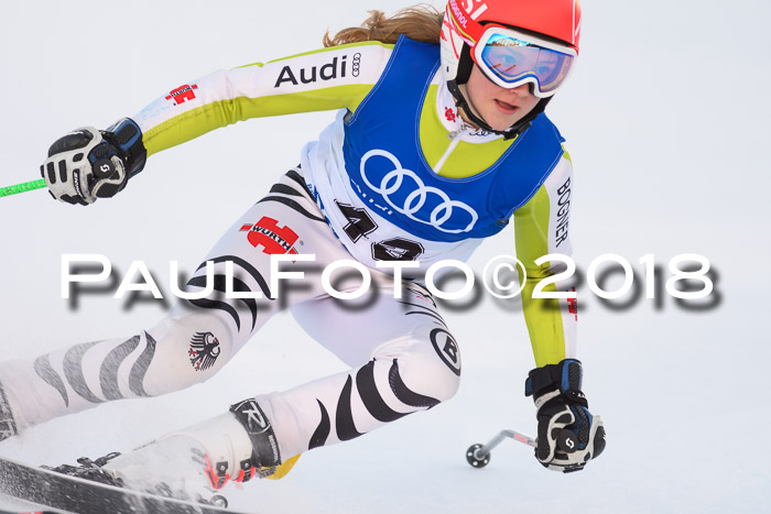 Bayerische Schülermeisterschaft Alpin Riesenslalom 27.01.2018