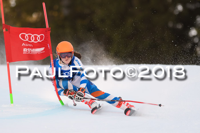 Bayerische Schülermeisterschaft Alpin Riesenslalom 27.01.2018