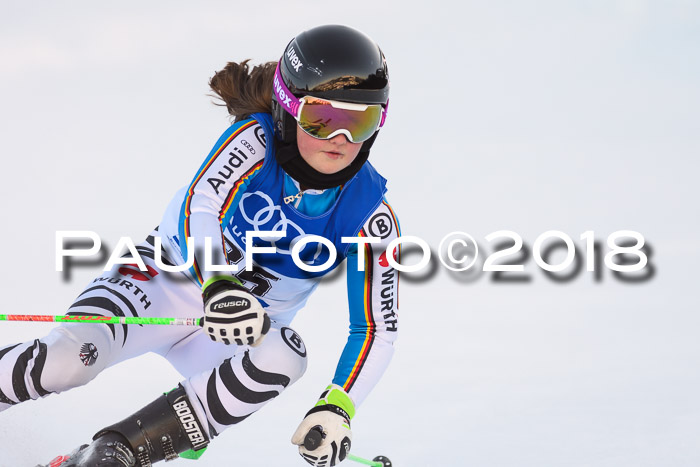 Bayerische Schülermeisterschaft Alpin Riesenslalom 27.01.2018