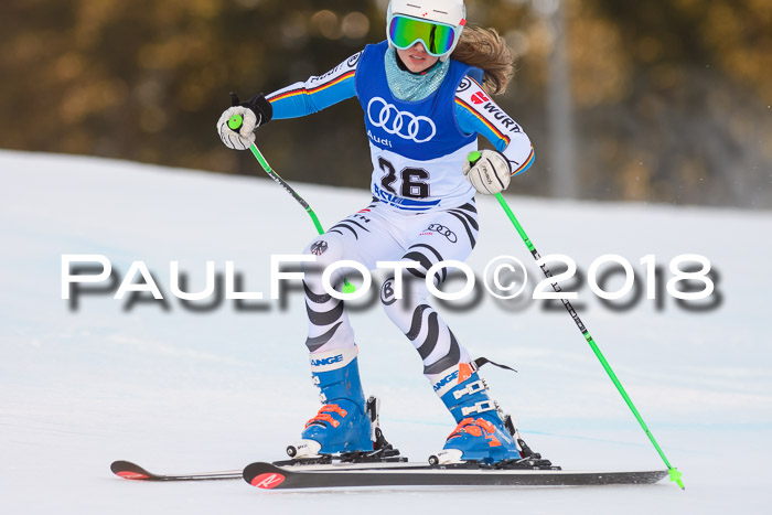 Bayerische Schülermeisterschaft Alpin Riesenslalom 27.01.2018