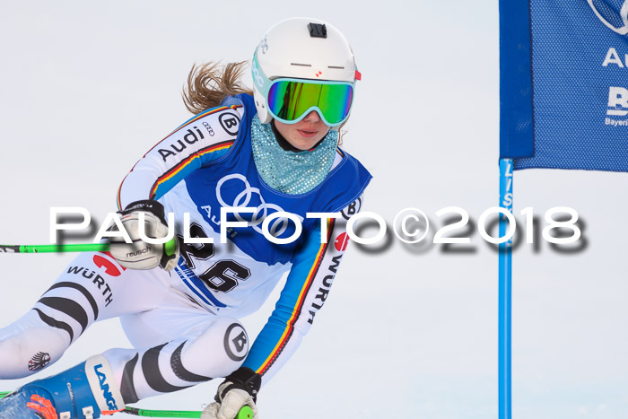 Bayerische Schülermeisterschaft Alpin Riesenslalom 27.01.2018