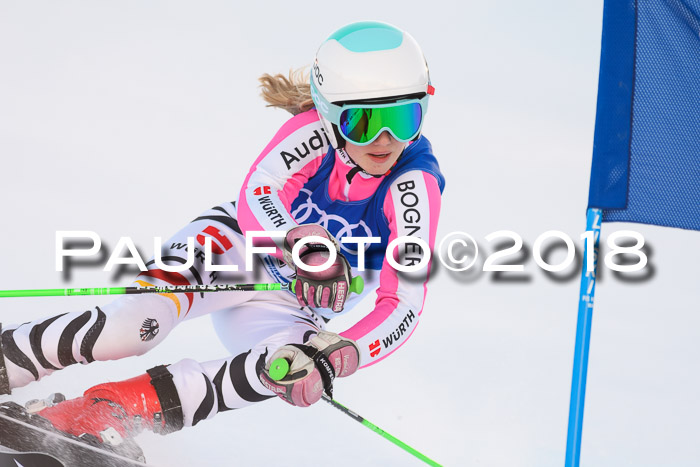 Bayerische Schülermeisterschaft Alpin Riesenslalom 27.01.2018