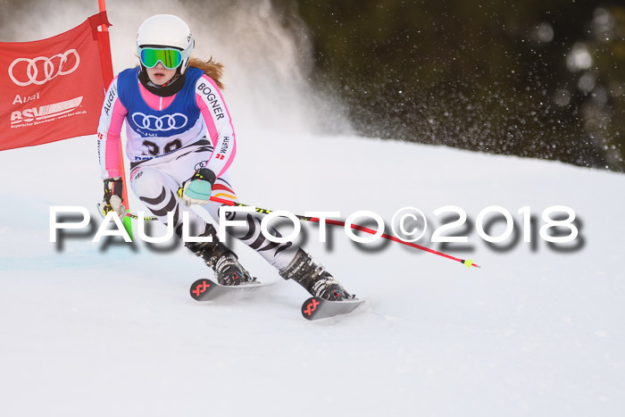 Bayerische Schülermeisterschaft Alpin Riesenslalom 27.01.2018