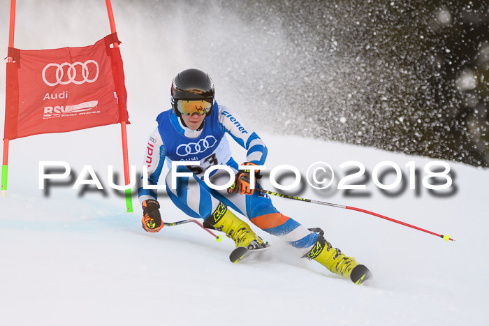 Bayerische Schülermeisterschaft Alpin Riesenslalom 27.01.2018