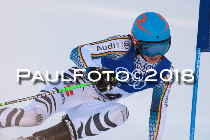 Bayerische Schülermeisterschaft Alpin Riesenslalom 27.01.2018