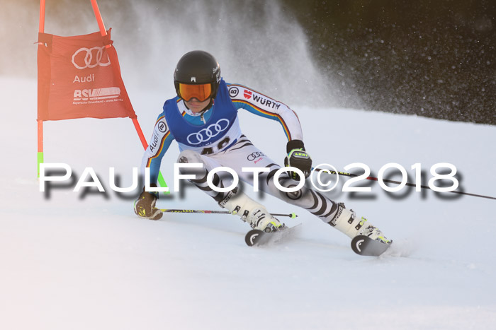 Bayerische Schülermeisterschaft Alpin Riesenslalom 27.01.2018