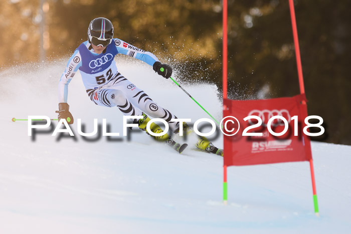 Bayerische Schülermeisterschaft Alpin Riesenslalom 27.01.2018