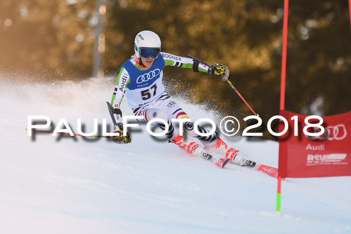 Bayerische Schülermeisterschaft Alpin Riesenslalom 27.01.2018