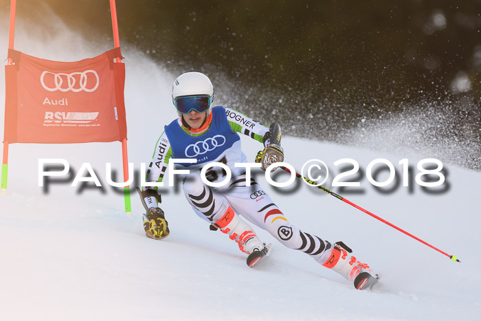 Bayerische Schülermeisterschaft Alpin Riesenslalom 27.01.2018