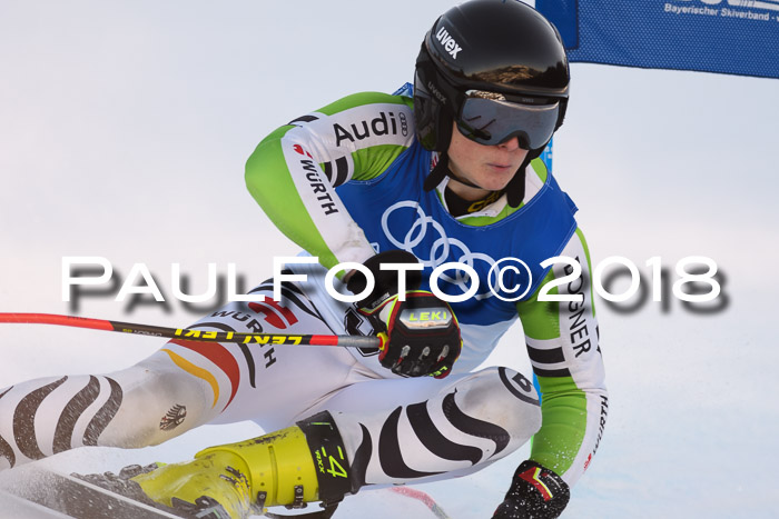 Bayerische Schülermeisterschaft Alpin Riesenslalom 27.01.2018