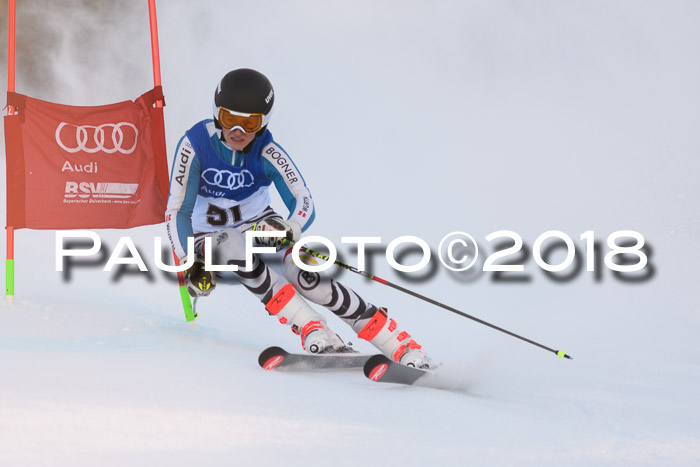 Bayerische Schülermeisterschaft Alpin Riesenslalom 27.01.2018