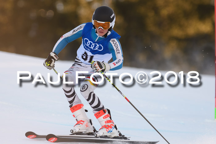 Bayerische Schülermeisterschaft Alpin Riesenslalom 27.01.2018