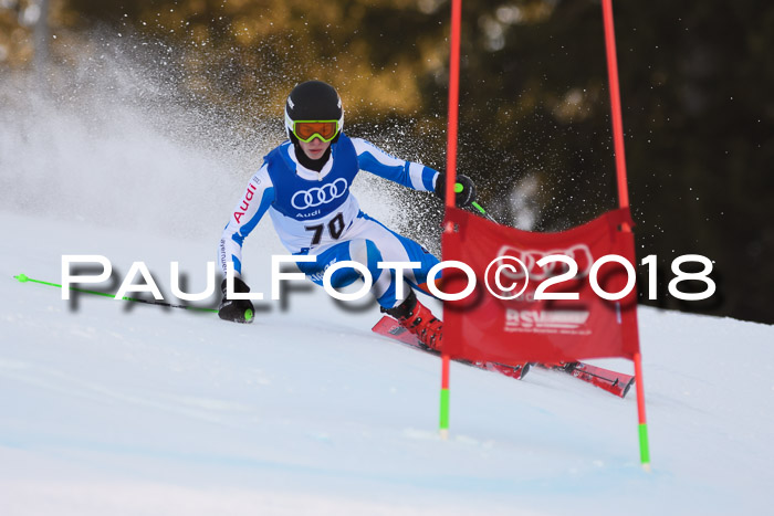 Bayerische Schülermeisterschaft Alpin Riesenslalom 27.01.2018