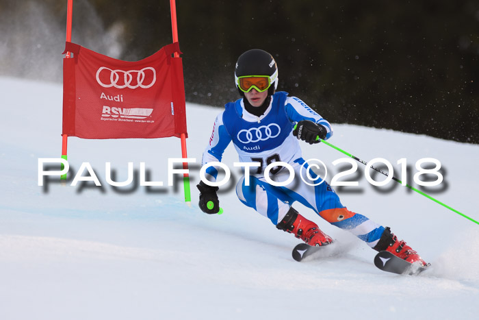 Bayerische Schülermeisterschaft Alpin Riesenslalom 27.01.2018