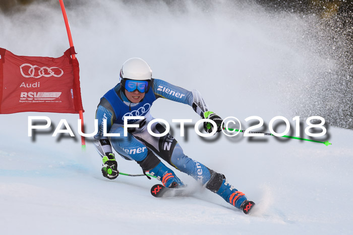 Bayerische Schülermeisterschaft Alpin Riesenslalom 27.01.2018