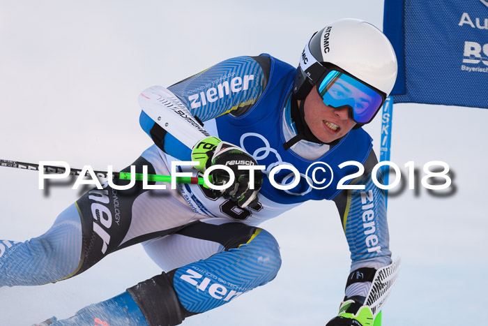 Bayerische Schülermeisterschaft Alpin Riesenslalom 27.01.2018