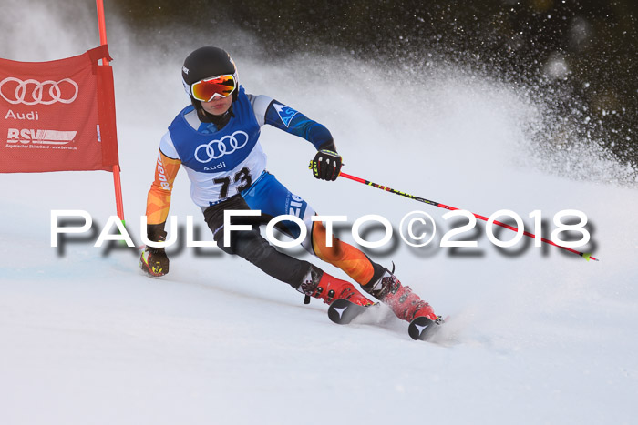 Bayerische Schülermeisterschaft Alpin Riesenslalom 27.01.2018